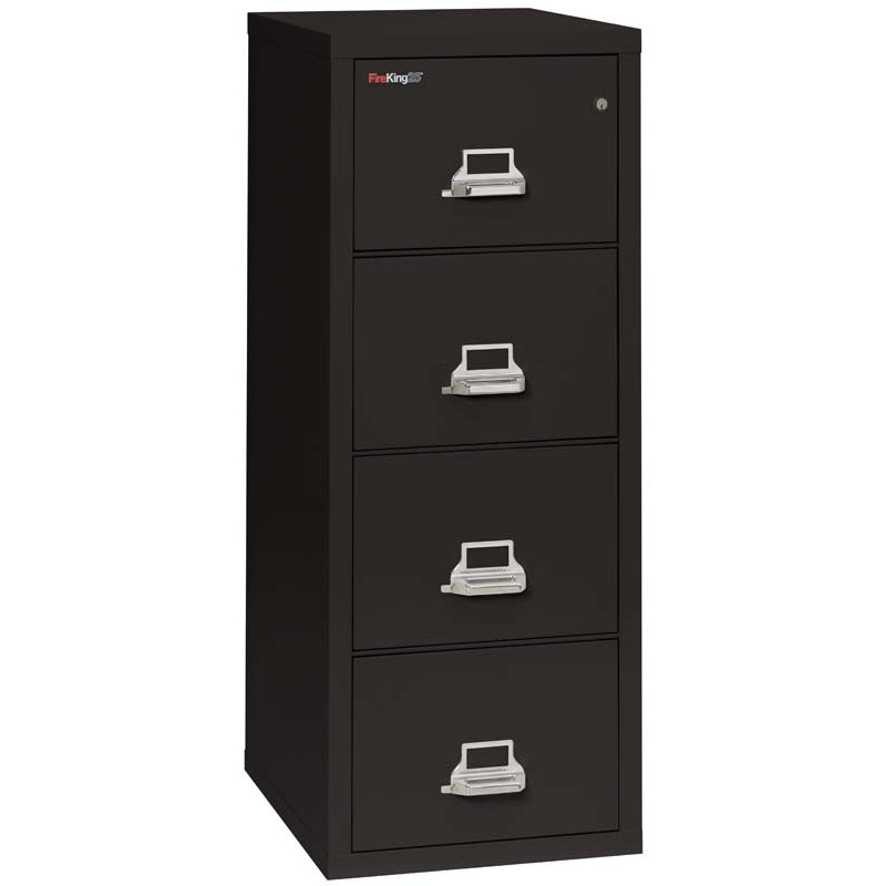 FireKing 4-1825-C Four Drawer Letter 25" D Fire File Cabinet - Image 4