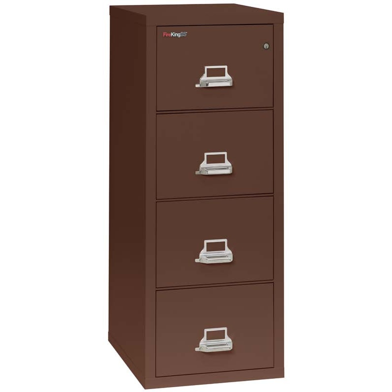 FireKing 4-1825-C Four Drawer Letter 25" D Fire File Cabinet - Image 5