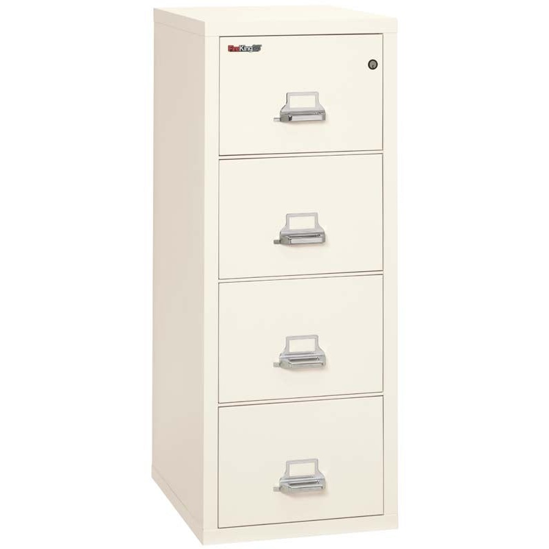 FireKing 4-1825-C Four Drawer Letter 25" D Fire File Cabinet - Image 7