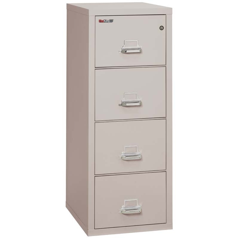 FireKing 4-1825-C Four Drawer Letter 25" D Fire File Cabinet - Image 10