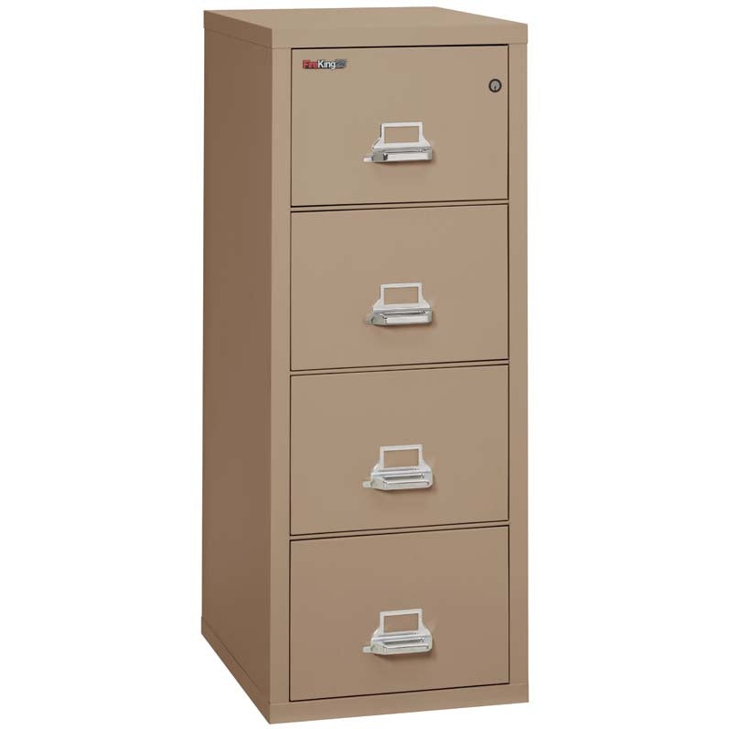 FireKing 4-1825-C Four Drawer Letter 25" D Fire File Cabinet - Image 13