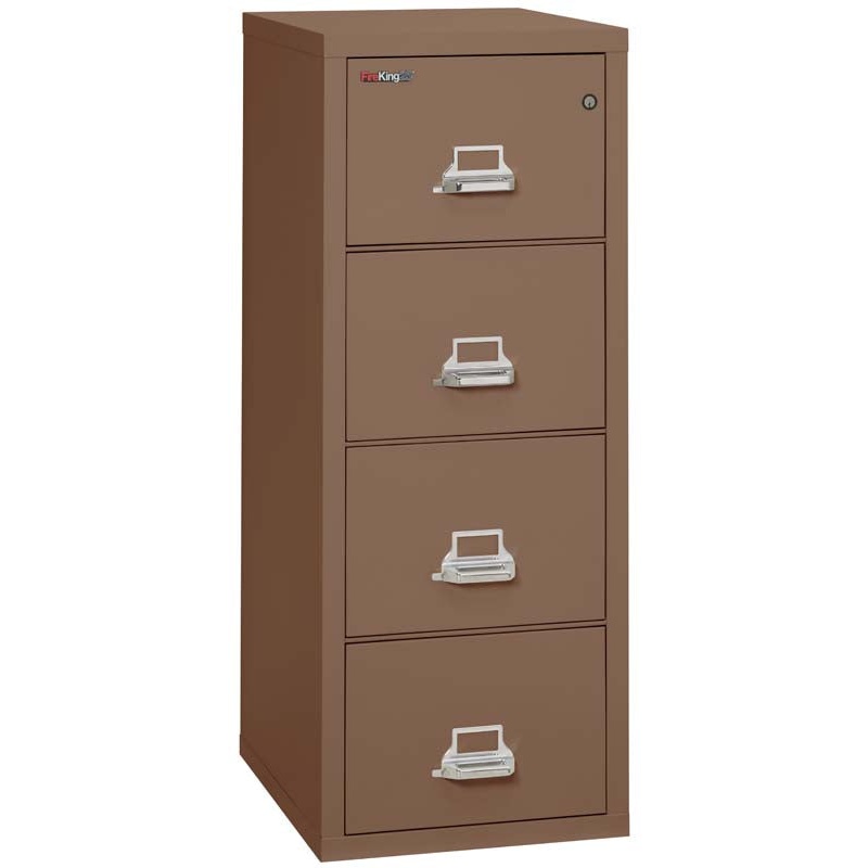 FireKing 4-1825-C Four Drawer Letter 25" D Fire File Cabinet - Image 12