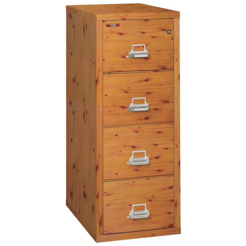 FireKing 4-1825-C Premium Designer Four Drawer Letter 25" D Fire File Cabinet - Image 2