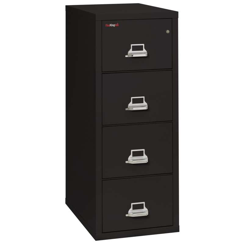 FireKing 4-1831-C Four Drawer Letter 31" D Fire File Cabinet - Image 2