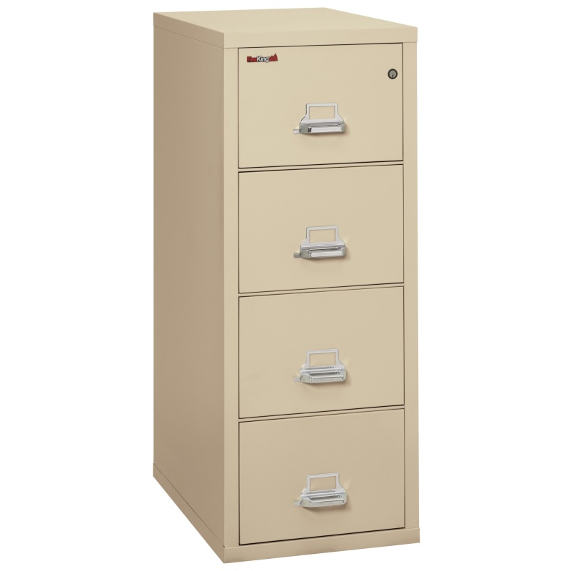 FireKing 4-1831-C Four Drawer Letter 31" D Fire File Cabinet