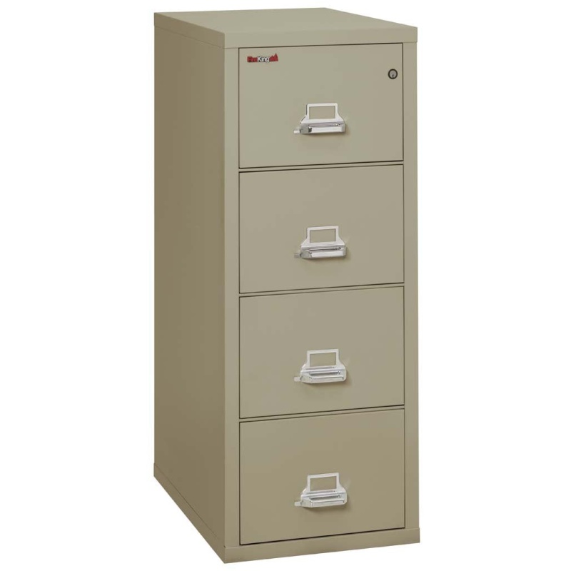 FireKing 4-1831-C Four Drawer Letter 31" D Fire File Cabinet - Image 10