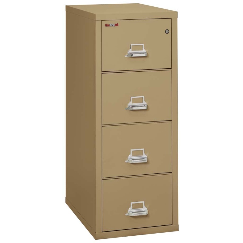 FireKing 4-1831-C Four Drawer Letter 31" D Fire File Cabinet - Image 11