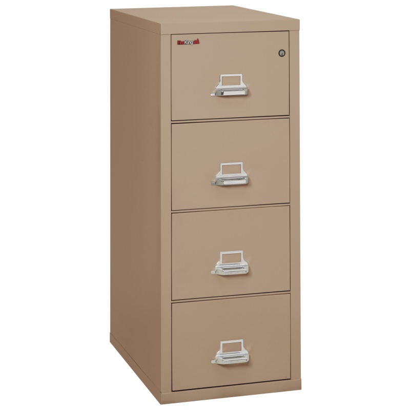 FireKing 4-1831-C Four Drawer Letter 31" D Fire File Cabinet - Image 4