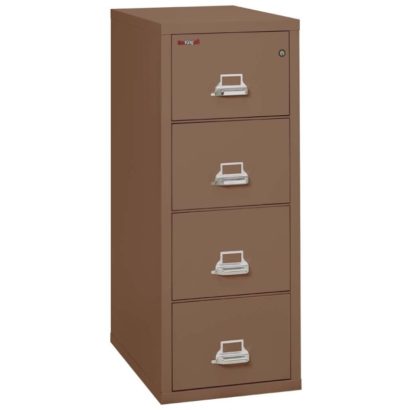 FireKing 4-1831-C Four Drawer Letter 31" D Fire File Cabinet - Image 5