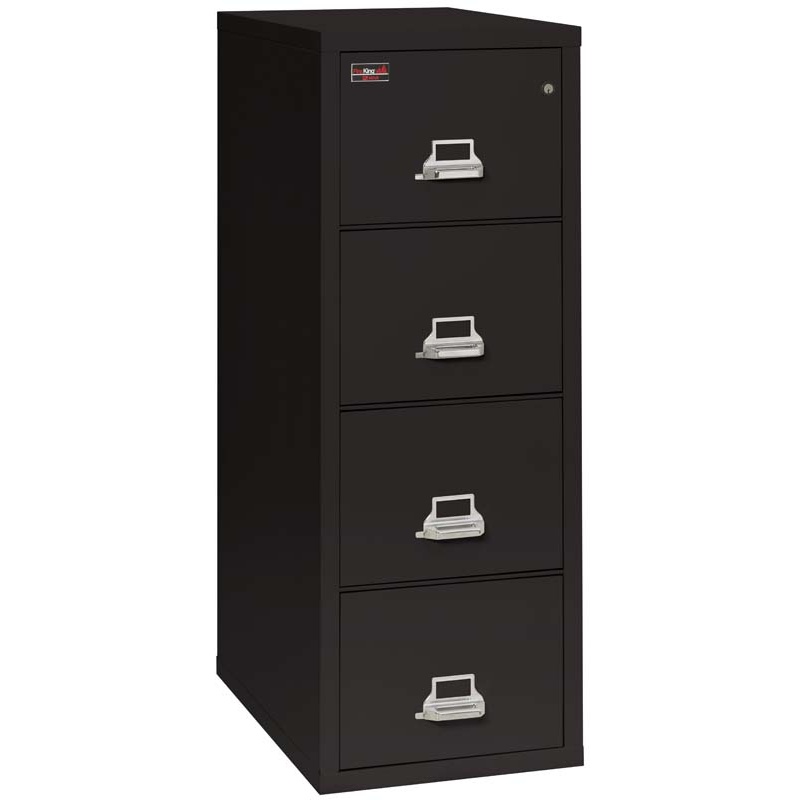 FireKing 4-1956-2 Two-Hour Four Drawer Vertical Letter Fire File Cabinet - Image 4