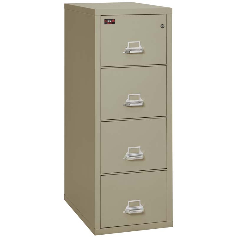 FireKing 4-1956-2 Two-Hour Four Drawer Vertical Letter Fire File Cabinet - Image 9