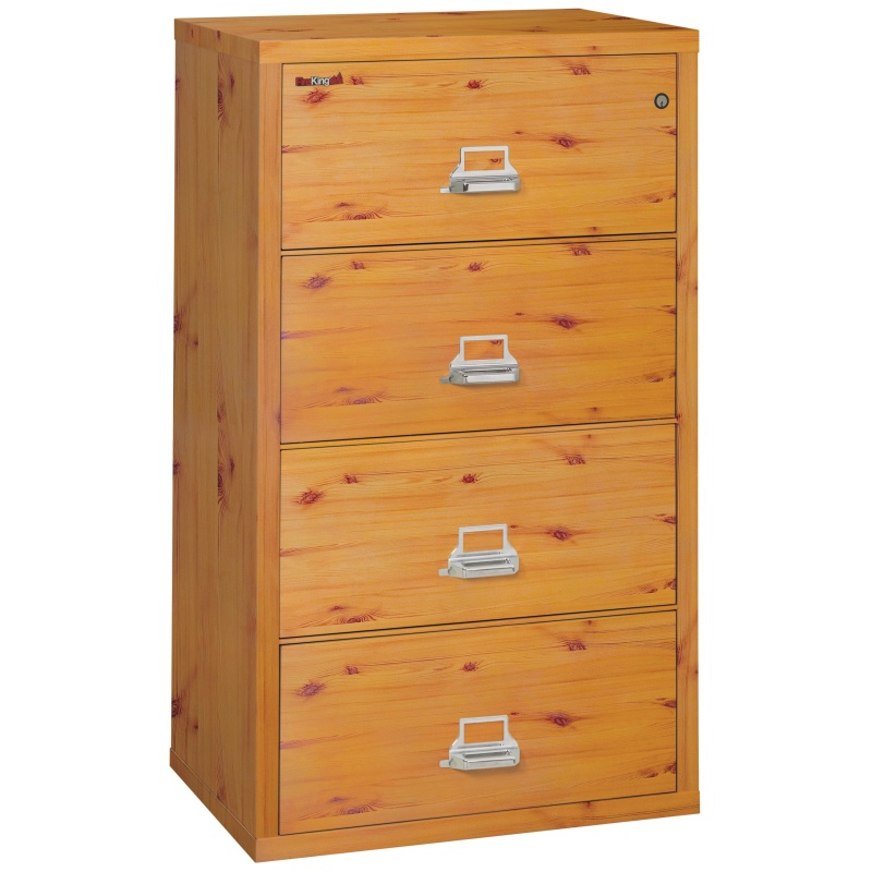 FireKing 4-3122-C Premium Designer Four Drawer 31" W Lateral Fire File Cabinet - Image 2