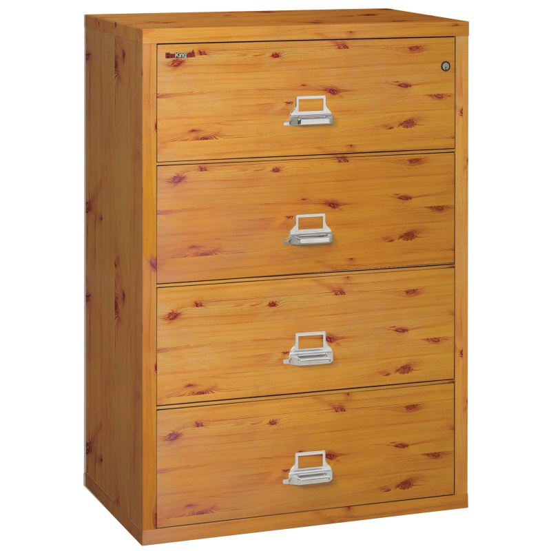 FireKing 4-3822-C Premium Designer Four Drawer 38" W Lateral Fire File Cabinet - Image 2