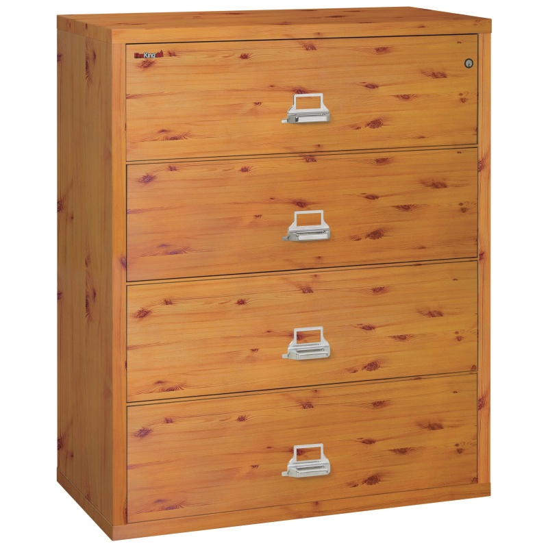 FireKing 4-4422-C Premium Designer Four Drawer 44" W Lateral Fire File Cabinet - Image 2