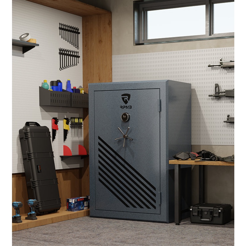 RPNB RPFS45-G 45 Gun Fireproof Biometric Gun Safe Grey - Image 5