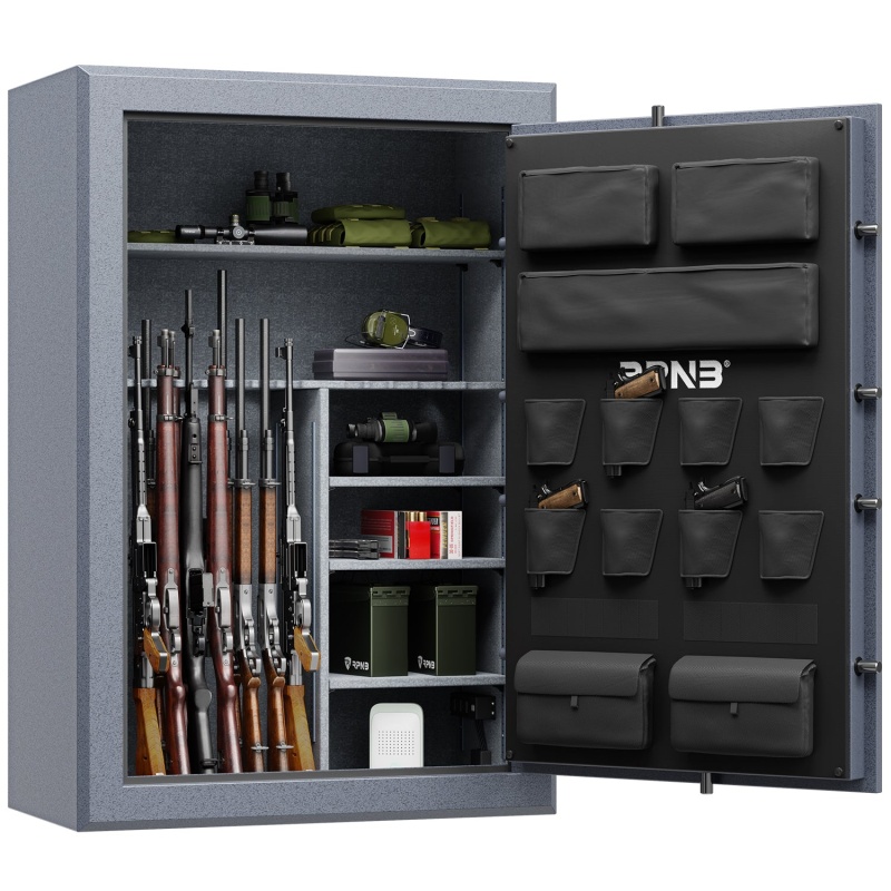 RPNB RPFS45-G 45 Gun Fireproof Biometric Gun Safe Grey - Image 3