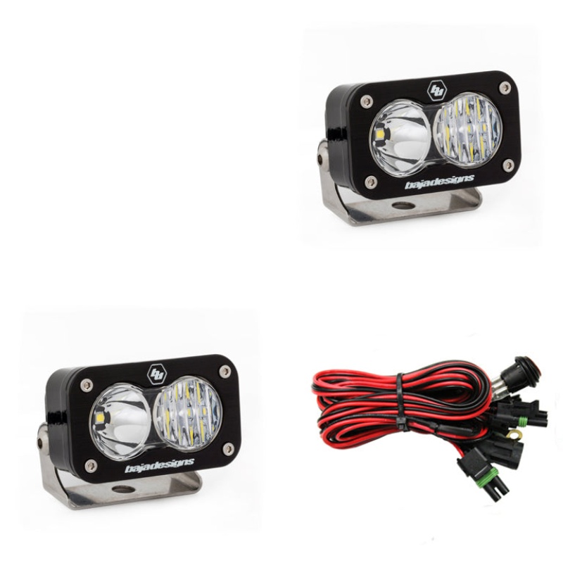 Baja Designs S2 Pro, Pair Driving/Combo LED Lights - Black