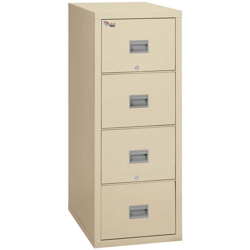 FireKing 4P1825-C 4 Drawer Patriot Vertical File Cabinet (Legal/Letter)