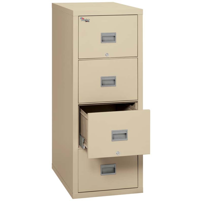 FireKing 4P1831-C 4 Drawer Patriot Vertical File Cabinet (Letter) - Image 3