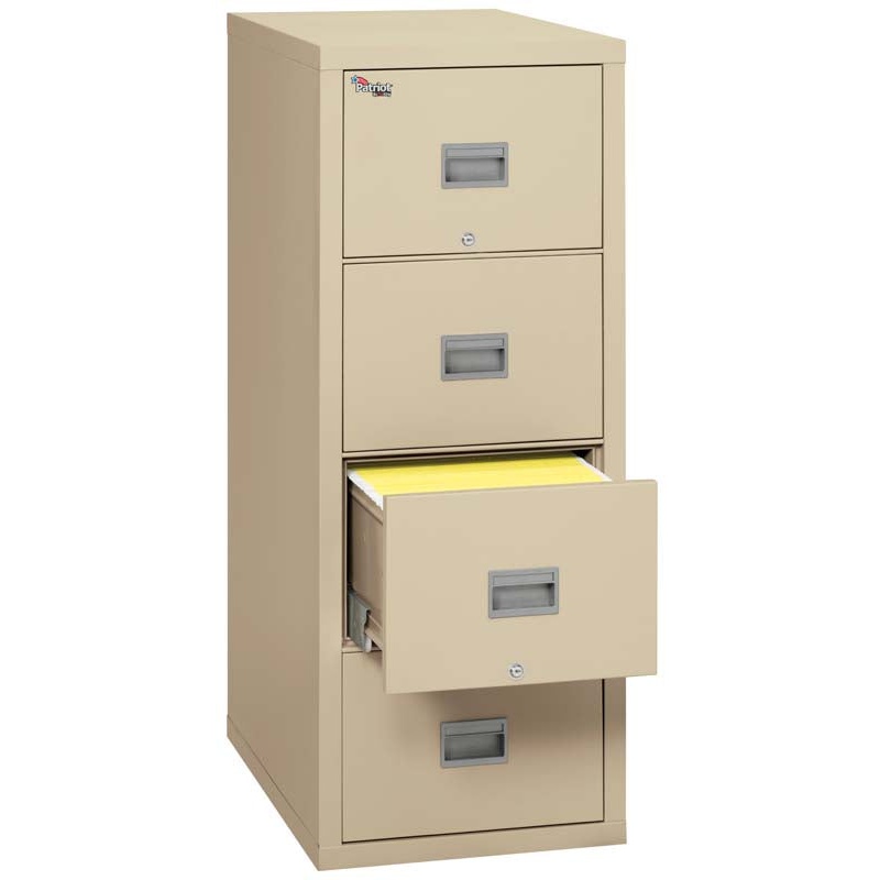 FireKing 4P2131-C 4 Drawer Patriot Vertical File Cabinet (Legal) - Image 2