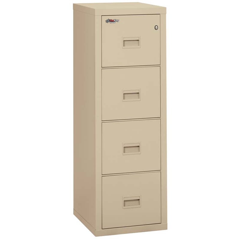 FireKing 4R1822-C Four Drawer Turtle Vertical 22" D Fire File Cabinet