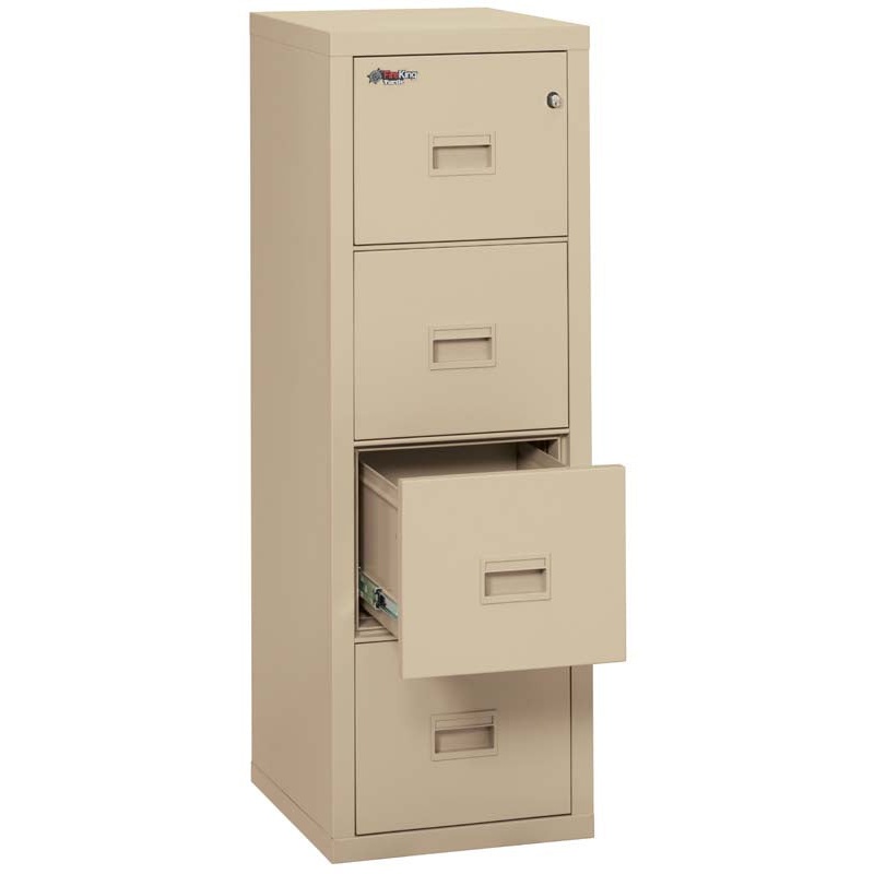 FireKing 4R1822-C Four Drawer Turtle Vertical 22" D Fire File Cabinet - Image 3