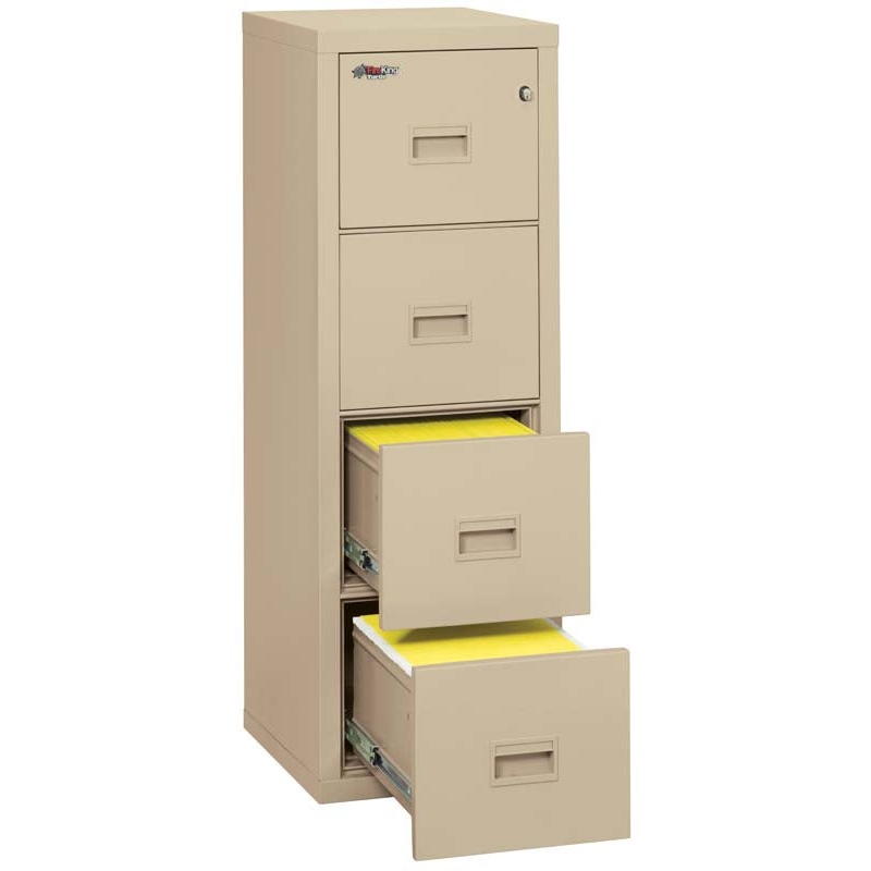 FireKing 4R1822-C Four Drawer Turtle Vertical 22" D Fire File Cabinet - Image 2