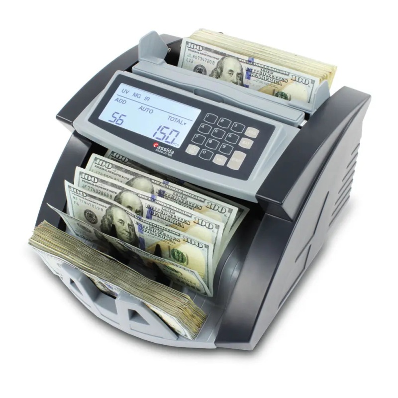 Cassida 5520 UV & MG Currency Counter with ValuCount UV & MG Counterfeit Detection