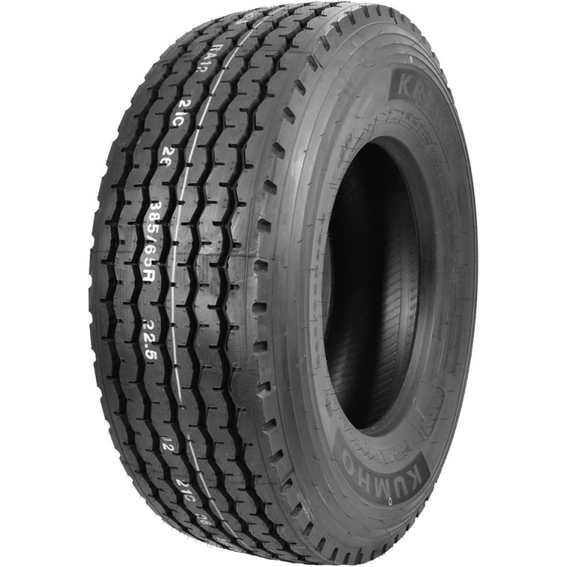 Set of 2 Tires 385/65R22.5 Kumho KRA12 All Position 20 Ply