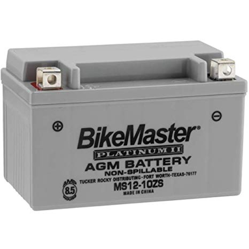 BikeMaster AGM Platinum II Battery (MS12-10ZS BM) - YTZ10S - TMAX