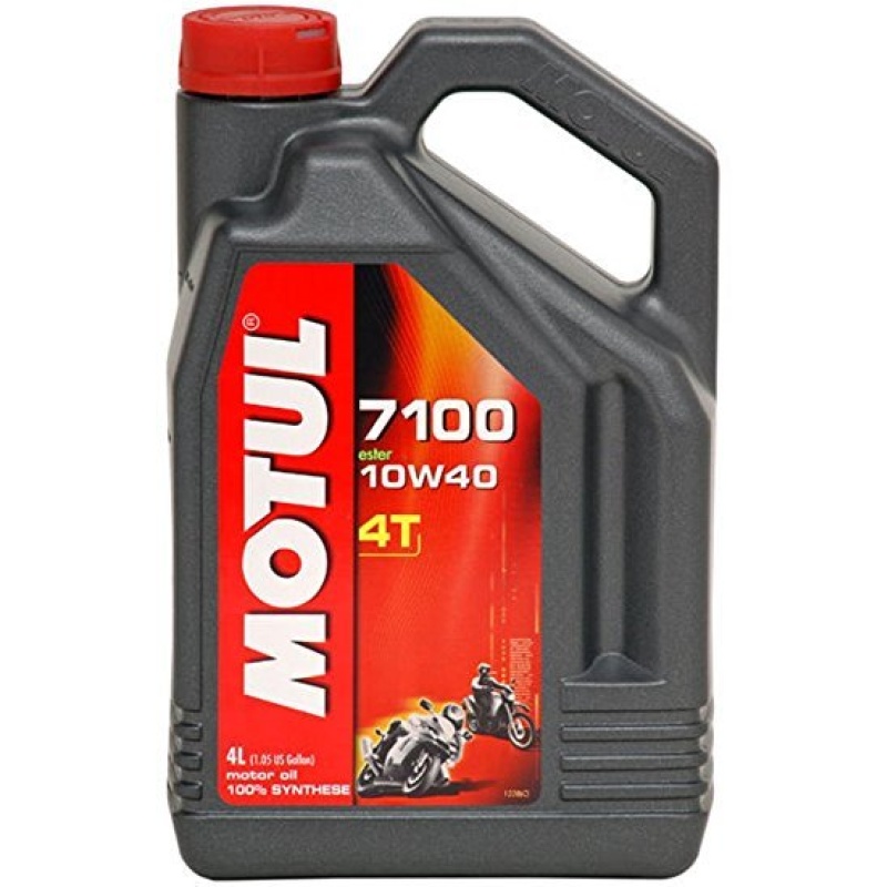 Motul 7100 100% Synthetic 4T 10W40 Ester Motor Oil - 4 Liter