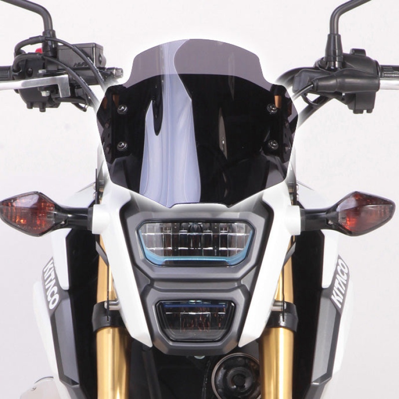 Kitaco Adjustable Honda Grom SF 125 (2016-2020) Bolt-On AERO Visor - Smoked - Image 2