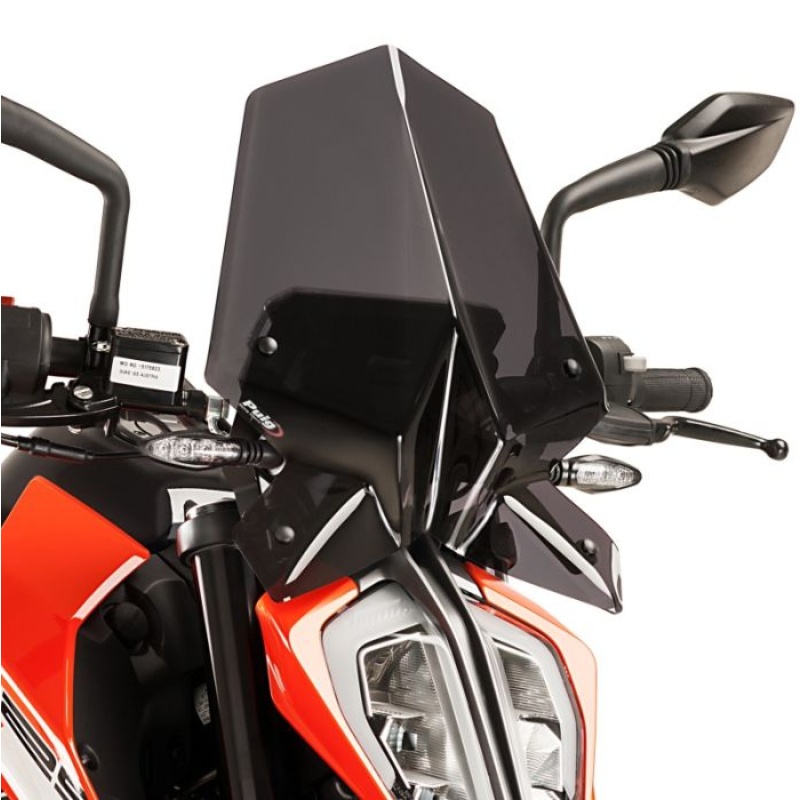 Puig KTM 390 Duke New Generation Windscreen - Dark Smoke