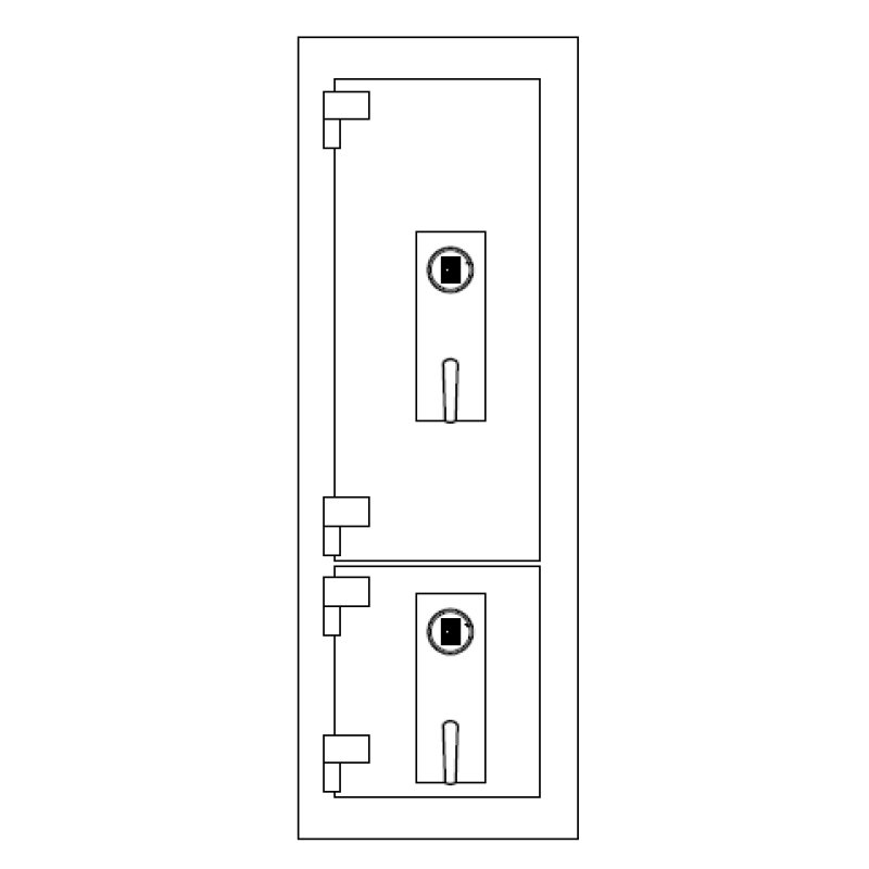 AMSEC 8665429 TL-30 Double Door Depository Safe Left Hand Swing