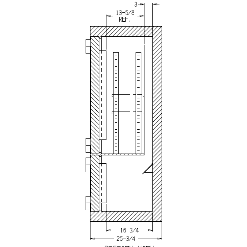 AMSEC 8665429 TL-30 Double Door Depository Safe Left Hand Swing - Image 3