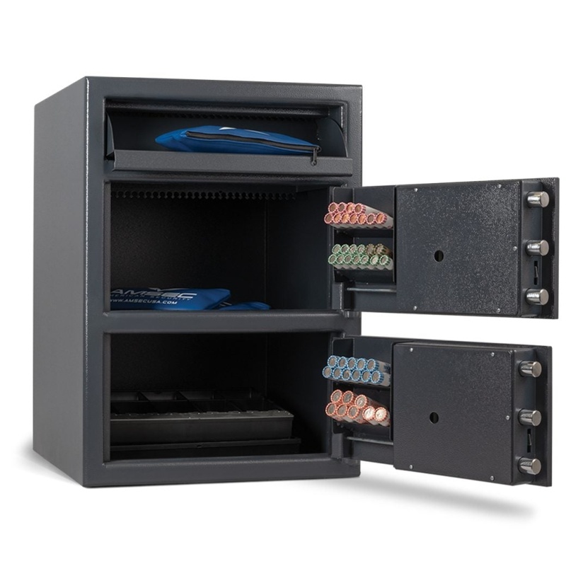 AMSEC MM2820Top-Drop-ESLAudit Top Drop Double Door Deposit Safe with ESLAudit Lock - Image 2