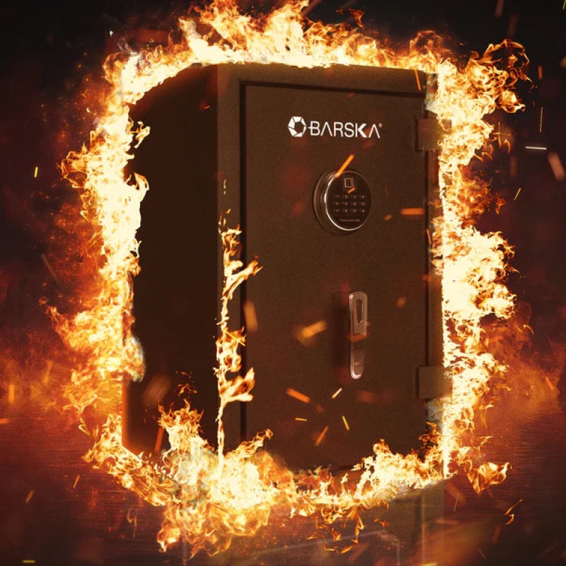 Barska AX13744 Biometric Keypad Fire Resistant Safe - Image 15