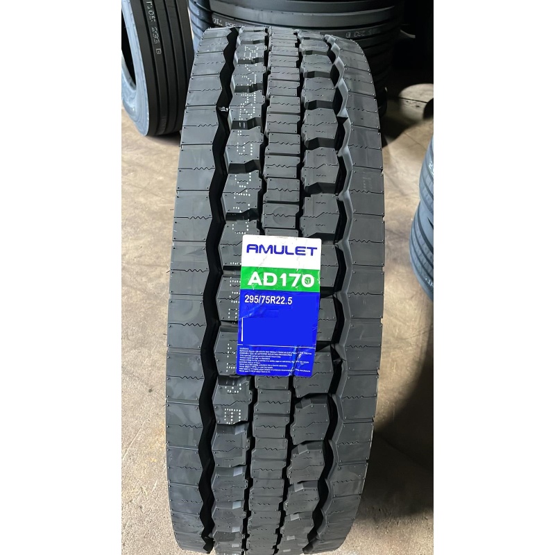 Tire 295/75R22.5 Amulet AD170 Drive Closed Shoulder 14 Ply