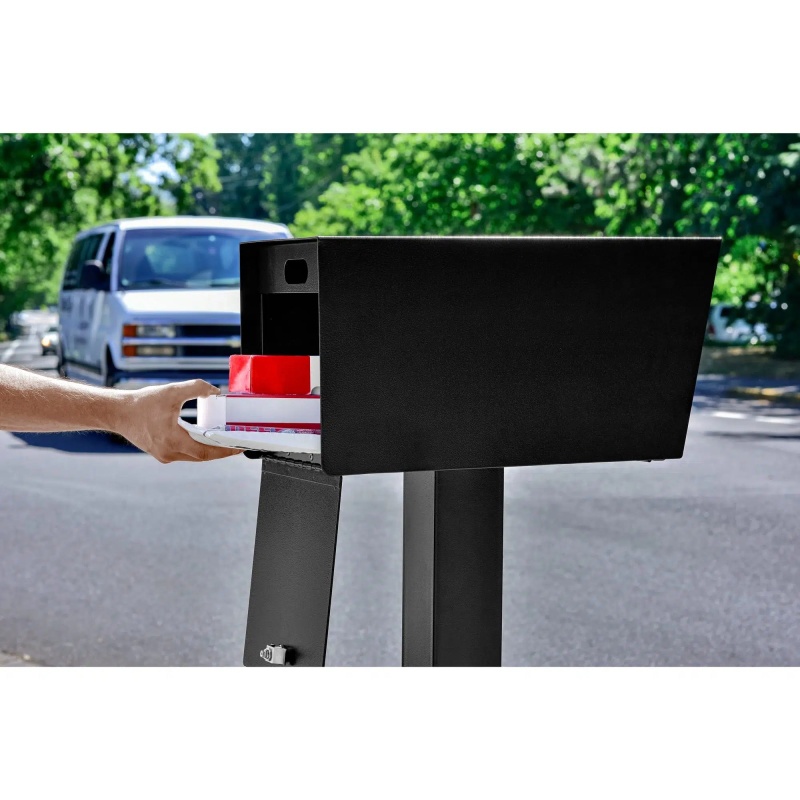 Mail Boss Mail Manager Street Safe Rear Locking Mailbox