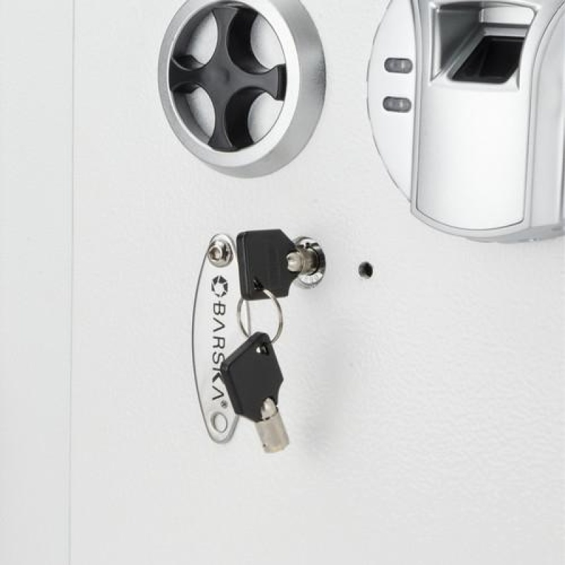 Barska AX13030 White Biometric Wall Safe - Image 6