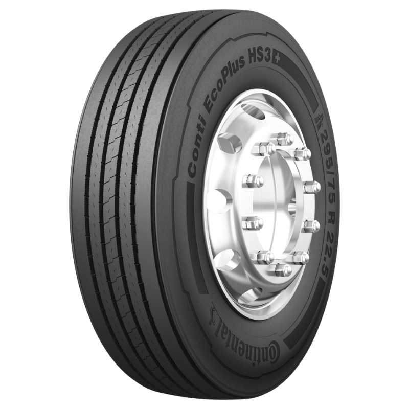 Set of 8 Tires 295/75R22.5 Continental EcoPlus HS3+ Steer All Position 16 Ply L 149/146