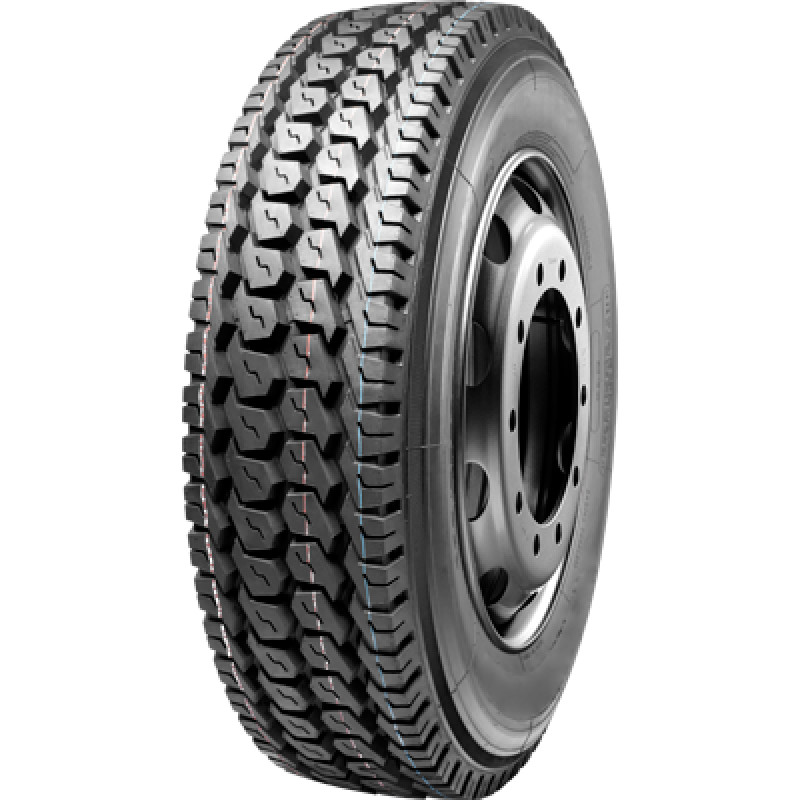 Set of 8 Tires 11R24.5 Atlas DRV-09E+ Drive Closed Shoulder 16 Ply Commercial Truck