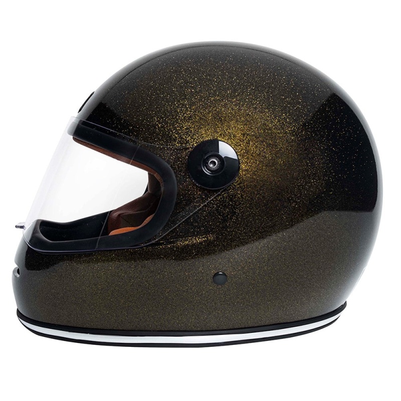 Urban Full Face Helmet BigBore S Dark Gold Flake - Image 2