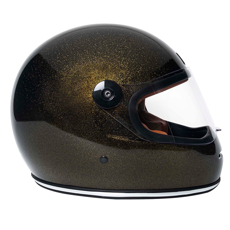 Urban Full Face Helmet BigBore S Dark Gold Flake - Image 5