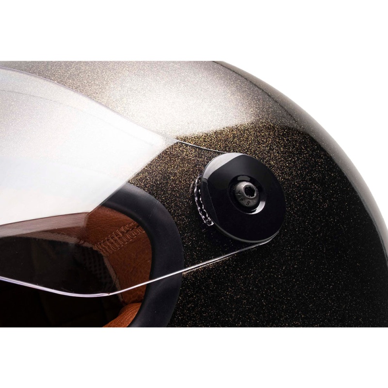 Urban Full Face Helmet BigBore S Dark Gold Flake - Image 9