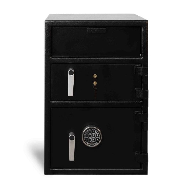 Pacific Safe FL30207TK2B Double Door Front Load Depository Safe - Image 2