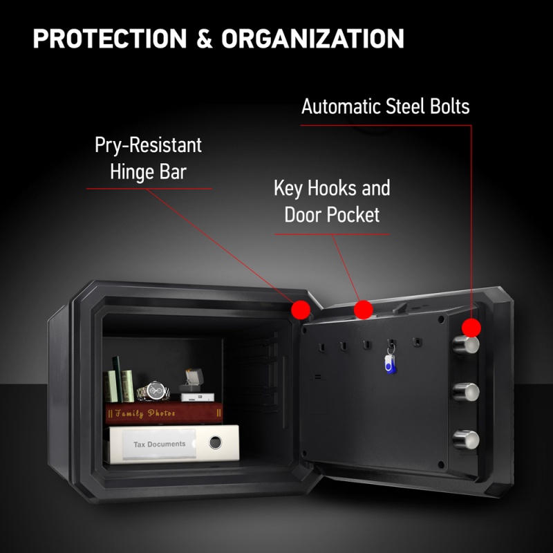 SentrySafe FPW082C Fireproof & Waterproof Safe with Dial Combination Lock - Image 6