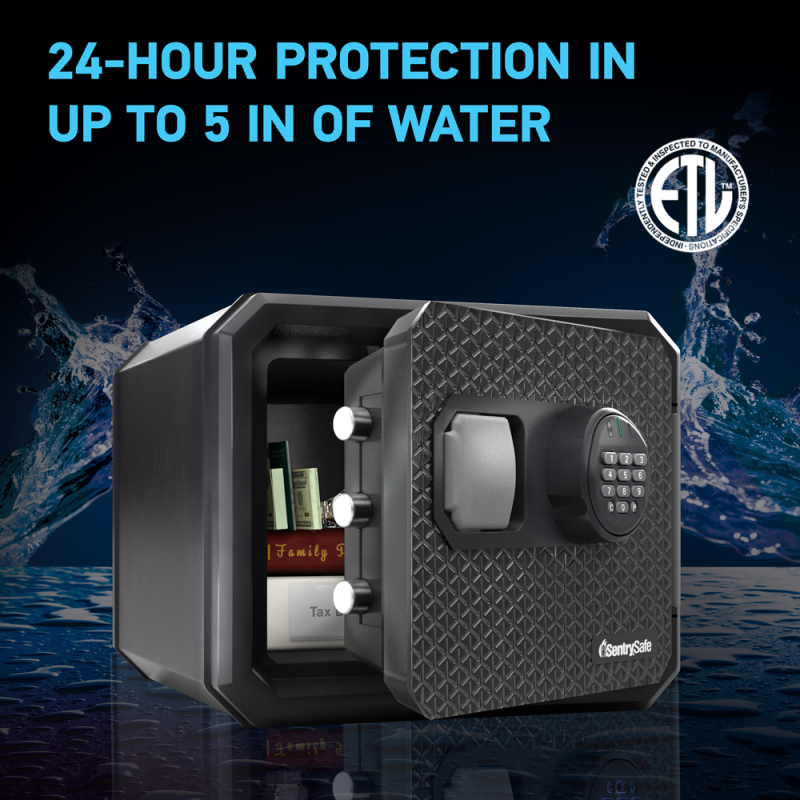 SentrySafe FPW082E Fireproof & Waterproof Safe with Digital Keypad - Image 4