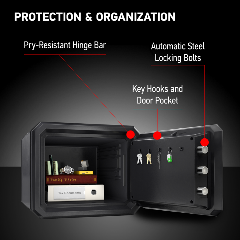 SentrySafe FPW082E Fireproof & Waterproof Safe with Digital Keypad - Image 5