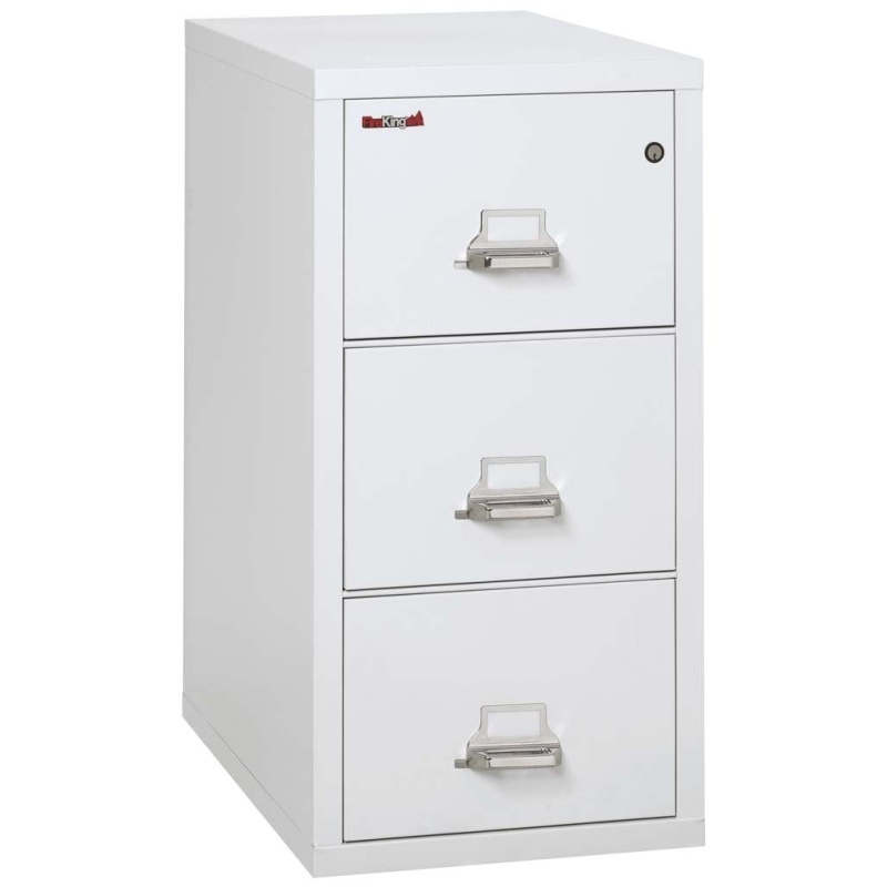 FireKing 3-1831-C Three Drawer Letter 31" D Fire File Cabinet - Image 4